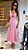 Vestido Midi em Sarja Rosa Cadência - Imagem 1