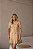 Vestido Curto em Viscolinho Bege Harmonia - Imagem 3