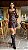 Vestido curto em couro - Imagem 1