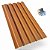Painel Ripado WPC revestido com filme 2,90m x 0,15m - e=9mm - Imagem 1