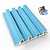 Painel Ripado WPC revestido com filme 2,90m x 0,16m, e=2,4cm - COR AZUL BB - Imagem 1