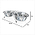 Comedouro Inox Duplo 3 Suporte Baixo Jambo Pet - Imagem 3