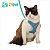 Conjunto Peitoral H Neo Gato U Azul Toh - Imagem 3