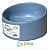 Pote Comedouro Bebedouro Slim M 500ml Para Cachorro Azul FamÍlia EstimaÇÃo - Imagem 1
