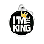 Placa Id Eu Sou O Rei - Imagem 1