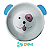 Comededouro Porcelana Facedog Azul 350ml-11159 - Imagem 1