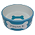Comedouro Porcelana Principe Face Pet Azul Med 750ml - Imagem 1