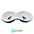 Comedouro Porcelana Duplo Preto 2x150m - Imagem 1