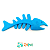 Brinquedo De Borracha Peixe Color Para CÃes E Gatos 12,5cm Toys - Ver Cor DisponÍvel Pelo Whatssap - Imagem 2