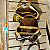 Peitoral Mochila Pp Com Guia Marrom Escuro - Stilo Pet - Imagem 2