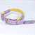 Coleira Em Nylon E Plastico Em Pvc - Tam: Pequeno Cor: Roxo E Amarelo - Mewoof - Imagem 1
