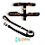 Conjunto Peitoral H Basic P Preto-caqui - Toh - Imagem 1