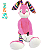 Brinquedo De Pelucia - Coelho Pernudo Pink 2 Fabrica Pet - Imagem 1