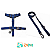Kit Peitoral H Jacquard Azul M Para CÃes Fabrica Pet - Imagem 1
