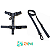 Kit Peitoral H Jacquard Cinza P Para CÃes Fabrica Pet - Imagem 1
