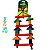Power Bird Papagaio Escada Color. 10318 - Cores Sorteadas - Imagem 1