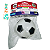 Vinil Bola De Futebol 7cm Tex Toys - Imagem 1
