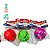 Vinil Bola Cravo Lunar 7cm - Toys - Cores Sortidas - Imagem 2