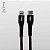 Cabo Mfi Lightning Para Usb-c Preto E Vermelho | Elite Cable Coca-cola 1.2m Iwill - Imagem 1