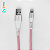 Cabo Mfi Lightning Para Usb Branco E Vermelho 1,2 M | Elite Cable Coca-cola Iwill - Imagem 2