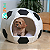 Cama Iglu Para Animais - Pequena - Bola De Futebol - Maccabi - Imagem 3