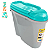 Dispenser Home Porta RaÇÃo Plast Pet 1,5l Azul - Imagem 1