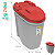 Dispenser Home Porta Racao Plast Pet 25lt Vermelho - Imagem 1