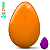 Brinquedo Ovo Maluco (m) Laranja-mec - Imagem 1