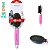 Escova Dupla Gel Germanhart M Rosa Para Caes (n/a) - Imagem 1