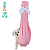 Sling Moletom Rosa Bebe - Simba Lovers - Imagem 1