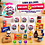 Mini Geladeira Brinquedo +2 Bolas Mini Brands Surpresa Azul-turquesa - Imagem 1