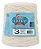 Fio Barbante Cru Tradicional 3mm 1460m Tex 378 Fial Extra - Imagem 1