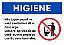 Placa Higiene Banheiro - Imagem 1