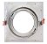 Spot Embutir Quadrado AR111 Recuado Ajustável GU10 Bivolt Branco - Imagem 6