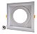 Spot Embutir Quadrado AR111 Recuado Ajustável GU10 Bivolt Branco - Imagem 1