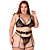 CONJUNTO SEXY RENDA COM GUIPIR ROLITE PLUS TALLYTA - Imagem 1