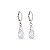 Brinco Click Gota Zircônia 12x8mm - Imagem 1