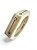 Pulseira Osso Hexagonal com Metal - Imagem 1