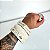 Pulseira Osso Hexagonal com Metal - Imagem 2