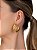 Meia Argola Tripla G | Banhado à Ouro 18k - Imagem 2