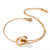 Pulseira Inspiração Bvlgari Aço Gold - Imagem 1