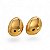 Brinco Oval | Aço Premium Gold 18k - Imagem 1