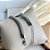 Pulseira Malha de Aço Tubular | Prateada - Imagem 2