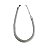 Pulseira Malha de Aço Tubular | Prateada - Imagem 1