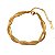 Conjunto Colar Trançado + Pulseira | Gold - Imagem 2