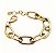 Pulseira Elos Fashion Maxi | Gold - Imagem 1