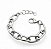 Pulseira Elos Fashion Maxi | Prateada - Imagem 1