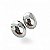 Brinco Oval Prateado - Imagem 1