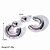 Argola Esfera Bold | Prateada - Imagem 3