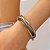 Pulseira Tripla Prateada - Imagem 2